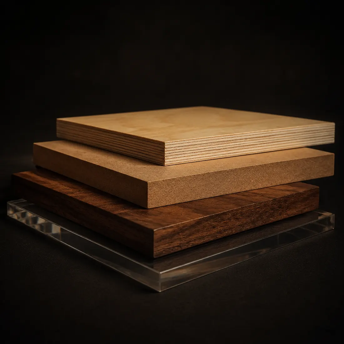CNC & Custom Work — Materials we cut