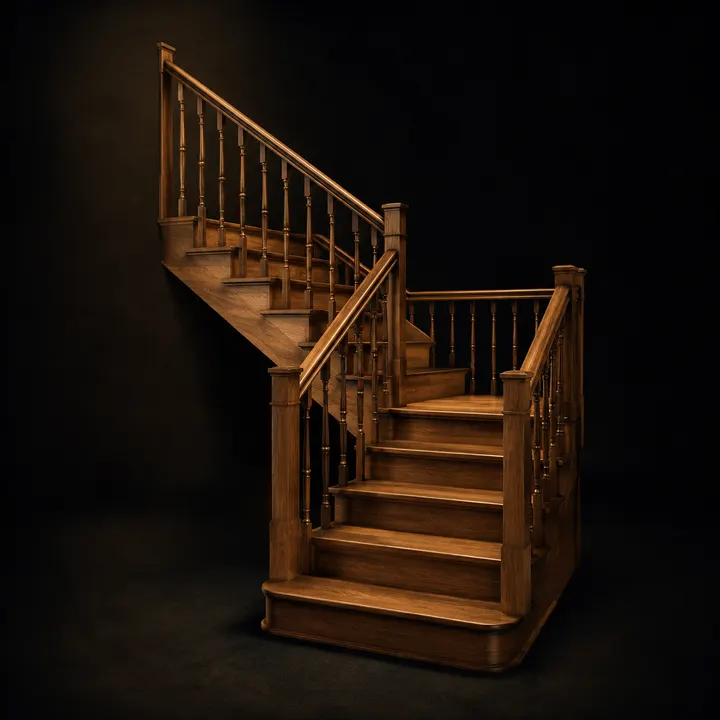 Timber staircase