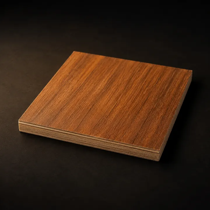 Veneered ply